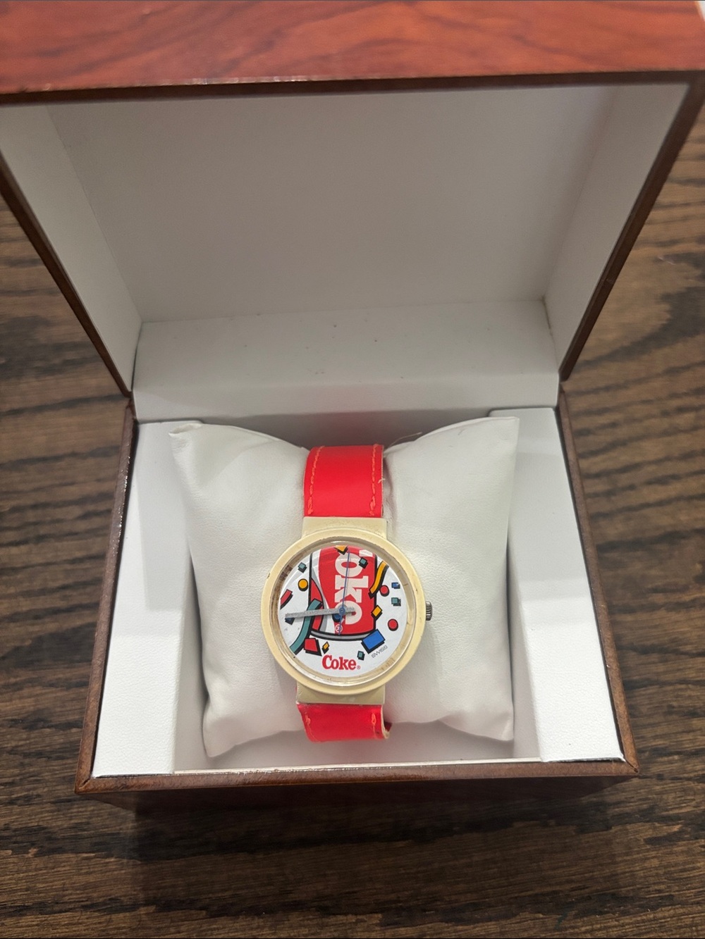 Vintage 1980s Coca-Cola Pop-Art Watch